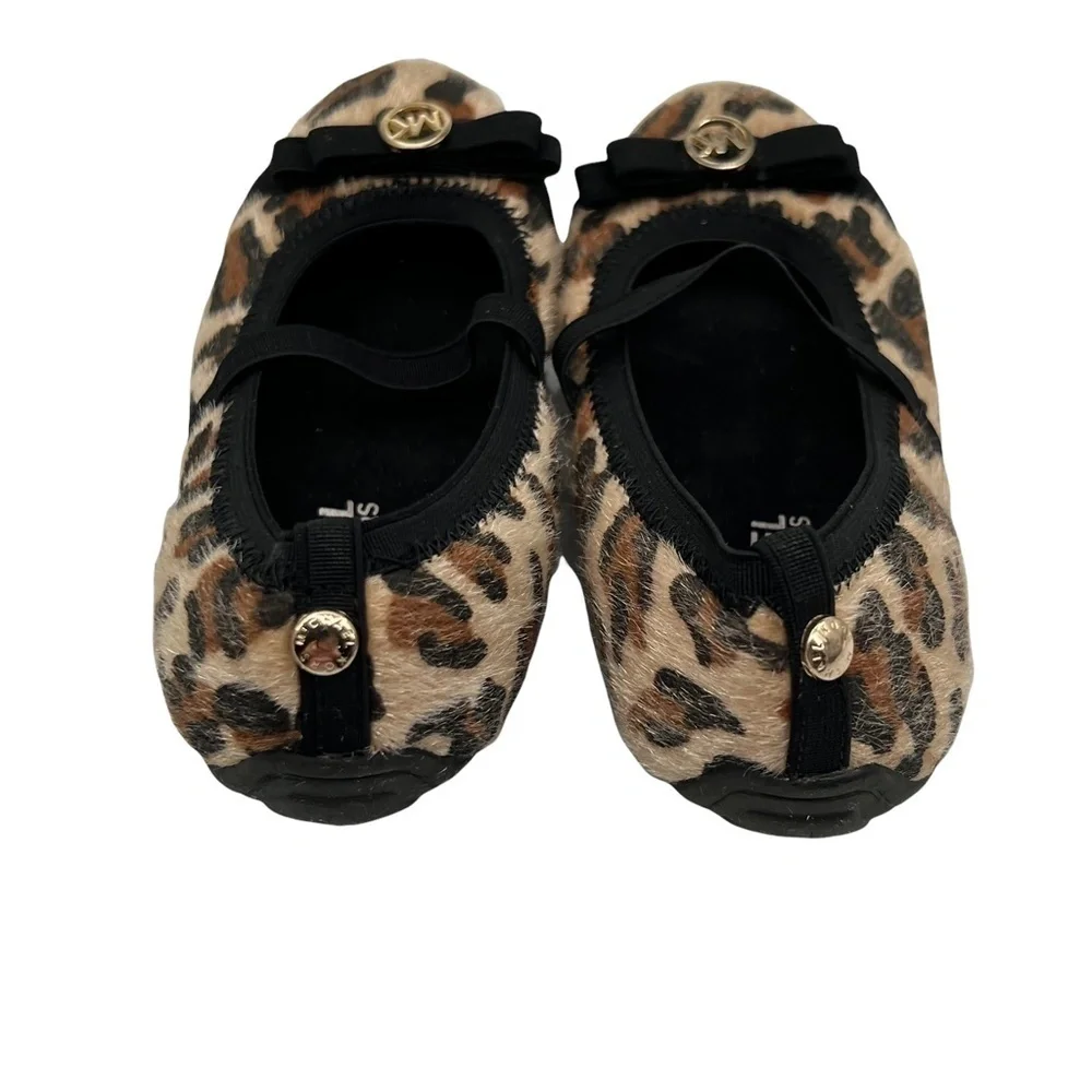 Michael Kors Cheetah Slip On Ballet Flats Size 11 Toddler Girl's